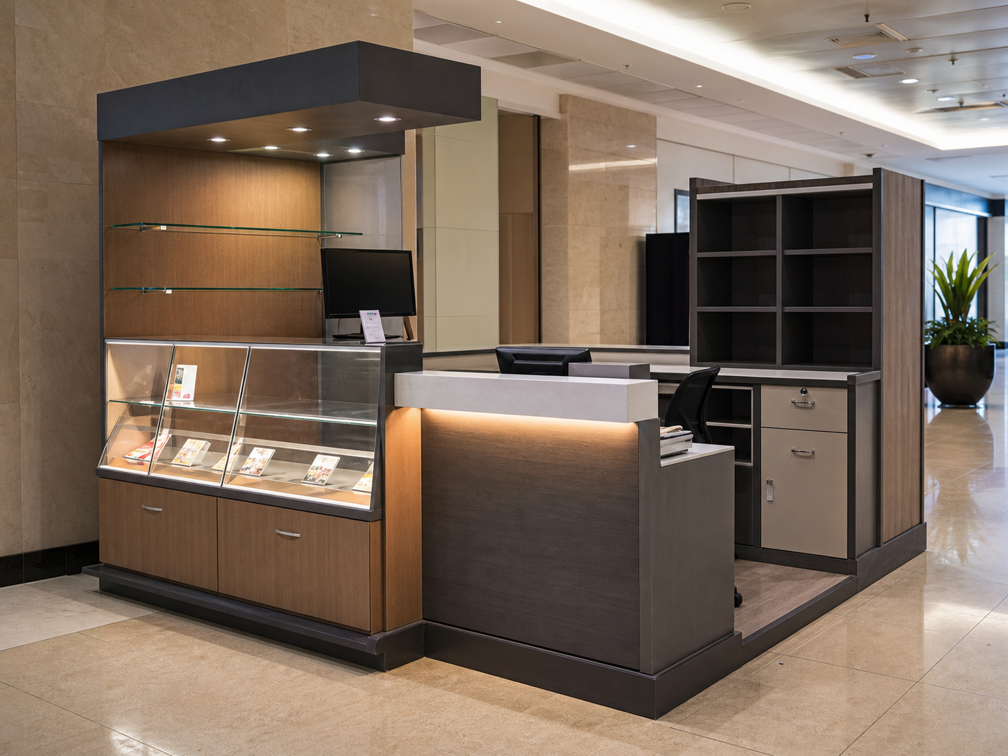 Kiosks & Custom Booths product systems